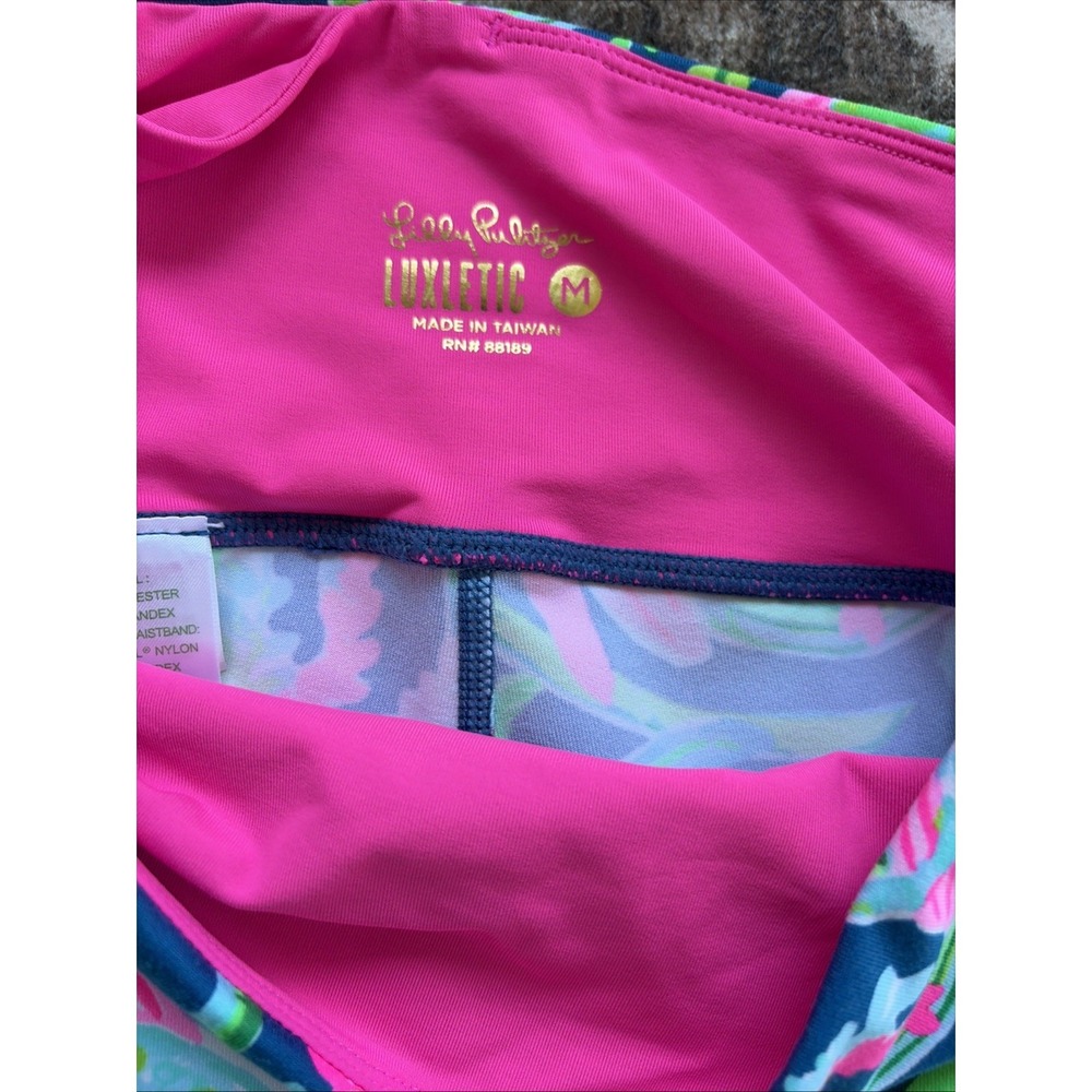 Lilly Pulitzer Weekender Palm High-Rise Crop Legging Size Medium - Picture 3 of 4